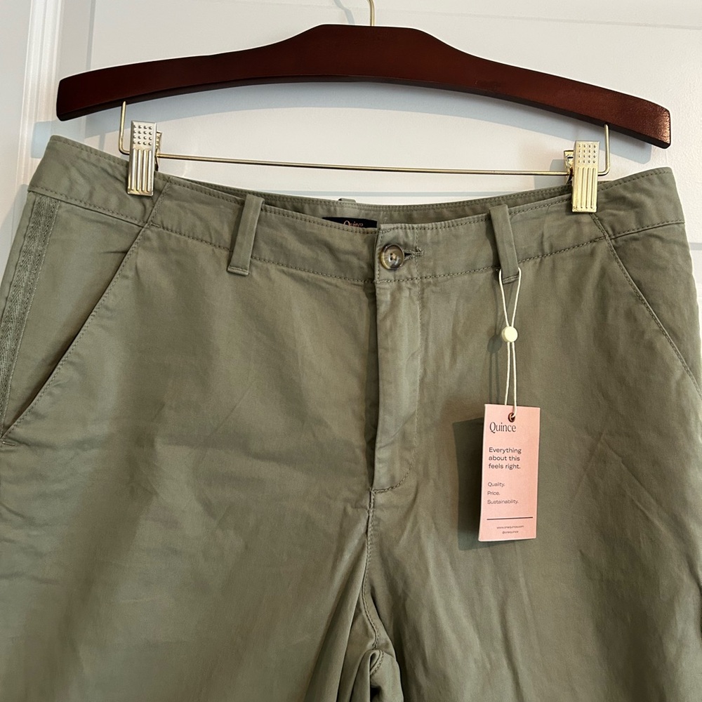 Quince Olive Green Women's Pants - Picture 2 of 13